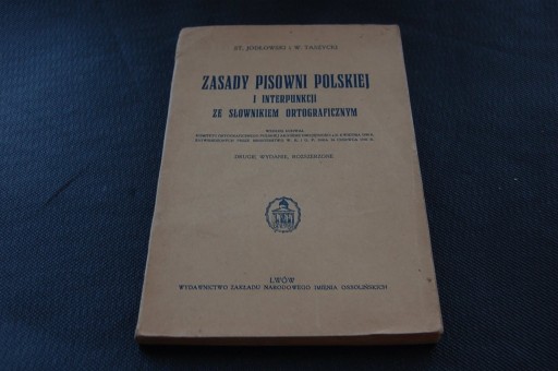 Zdjęcie oferty: Zasady Pisowni Polskiej Lwów 1936