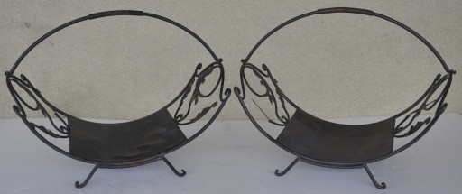 Zdjęcie oferty: Kosz Stojak Metalowy na Drewno do Kominka Drewna na Altankę