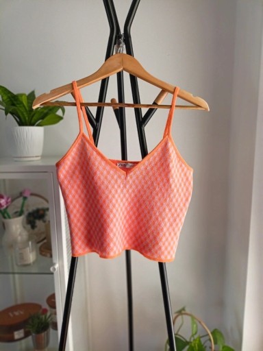 Zdjęcie oferty: Bawełniany crop top Zara cotton