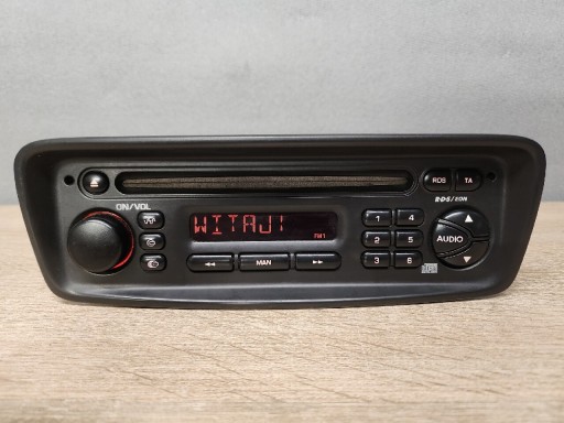 Zdjęcie oferty: Radio samochodowe CD Peugeot 206 cabrio +kod