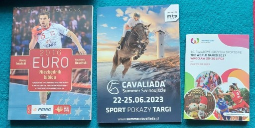 Zdjęcie oferty: 3 programy/przewodniki kibica