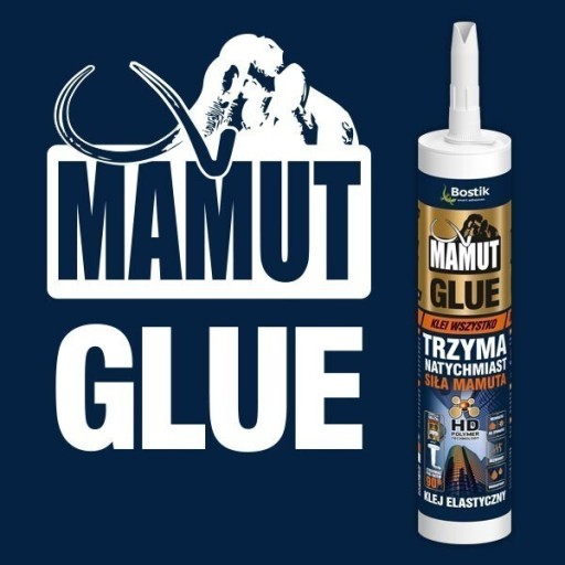 Zdjęcie oferty: KLEJ MONTAŻOWY MAMUT BIAŁY 290ML 