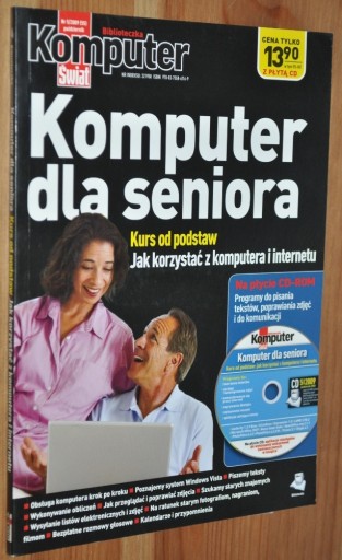 Zdjęcie oferty: Komputer dla seniora -Kurs od podstaw +CD-ROM -KRK