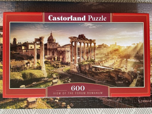 Zdjęcie oferty: Puzzle Castorland 600, View of the Forum Romanum