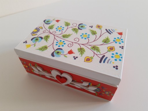 Zdjęcie oferty: Skrzynka szkatułka decoupage handmade rękodzieło