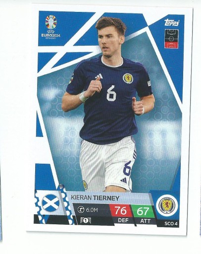 Zdjęcie oferty: Match Attax EURO 2024 TIERNEY SCO4