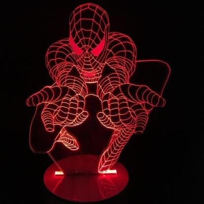 Zdjęcie oferty: lampa led 3d spiderman