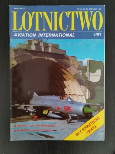 Zdjęcie oferty: Lotnictwo 3/91 stare czasopismo