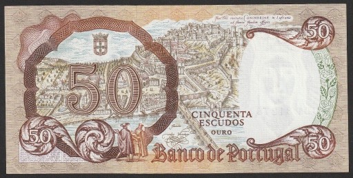 Zdjęcie oferty: Portugalia 50 escudos 1964 - stan 1/2