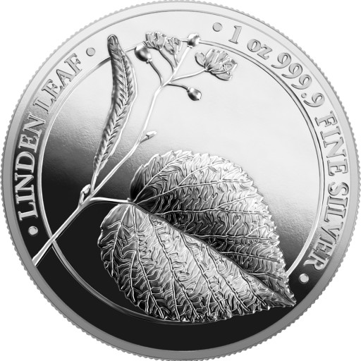 Zdjęcie oferty: 2022 -  liść lipy 1oz Silver Proof Germania Mint