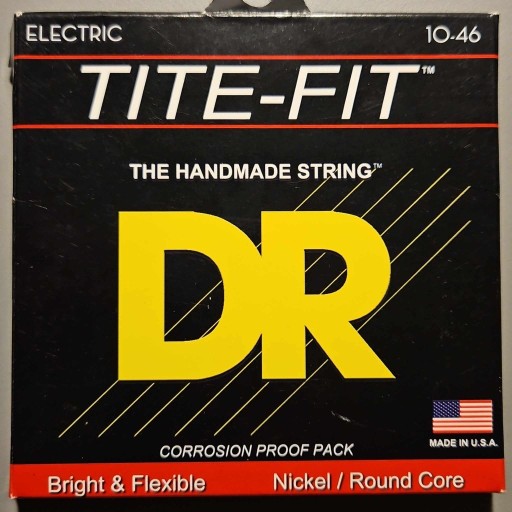 Zdjęcie oferty: DR TITE-FIT 10-46 Struny do Gitary Elektrycznej