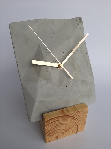 Zdjęcie oferty: Zegar beton architektoniczny 3d ścienny nowoczesny