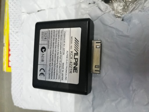 Zdjęcie oferty: ALPINE KCX-422TR adapter ipod bmw skoda i inne