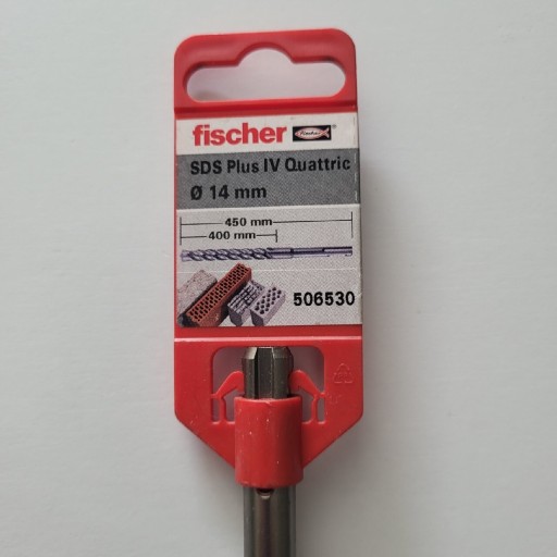 Zdjęcie oferty: Wiertło Fischer SDS Plus IV Quattric 14 mm
