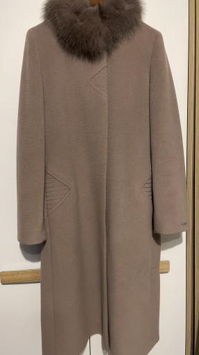 Zdjęcie oferty: Płaszcz damski JASS wełniany z lisem