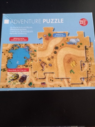 Zdjęcie oferty: Puzzle tor z samochodami Adventure Puzzle