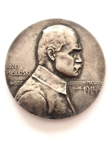 Zdjęcie oferty: Polska - Medal "Józef Piłsudski " 6.VII.1914