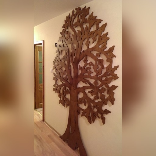 Zdjęcie oferty: Ozdoba, dekoracja, duże drzewo, wycinanka