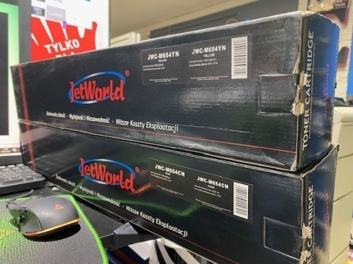 Zdjęcie oferty: TN-711 Toner JetWord zapakowany  654e Konica Yellow oraz Cyan 