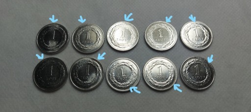 Zdjęcie oferty: 1zł 2020 r. Unc destrukt zapchany stempel