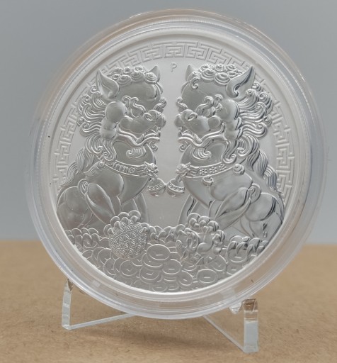 Zdjęcie oferty: Moneta Chińskie Lwy DOUBLE PIXIU 2020 1 oz 9999