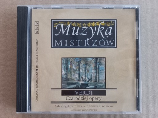 Zdjęcie oferty: Muzyka Mistrzów Verdi Czarodziej opery płyta CD