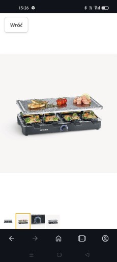 Zdjęcie oferty: grill imprezowy SEVERIN Raclette