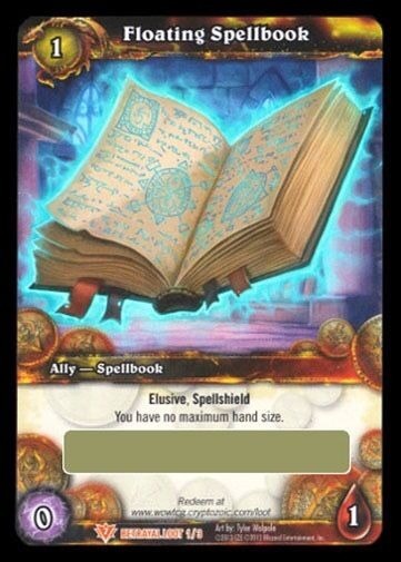 Zdjęcie oferty: Floating Spellbook Loot WoW TCG World of Warcraft