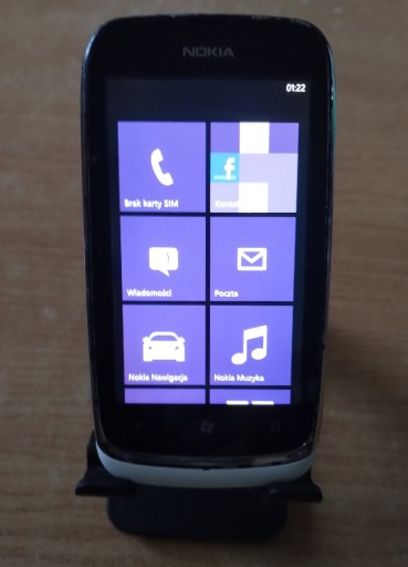 Zdjęcie oferty: Nokia 610 biało - srebrna 