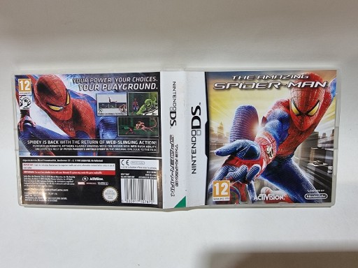 Zdjęcie oferty: Pudełko gry Spider Man Nintendo DS