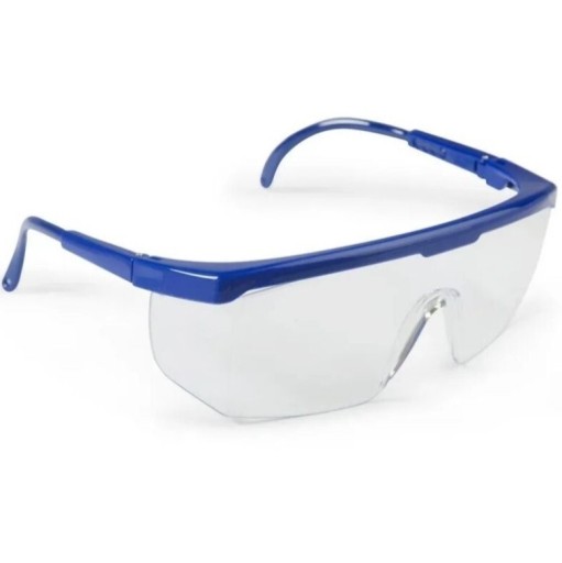 Zdjęcie oferty: Okulary ochronne przeciwodpryskowe, bezbarwne, osłona boczna, ręgulowane