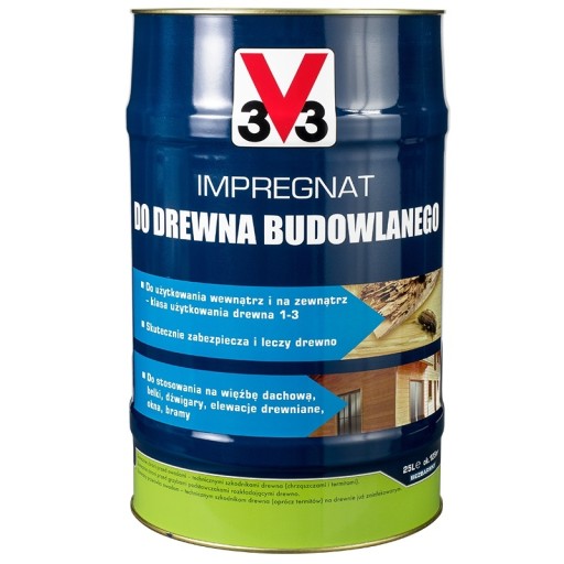 Zdjęcie oferty: V33 impregnat do drewna budowlanego 25L