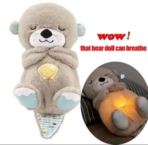 Zdjęcie oferty: Oddychający niedźwiedź kojąca  pluszowa zabawka 