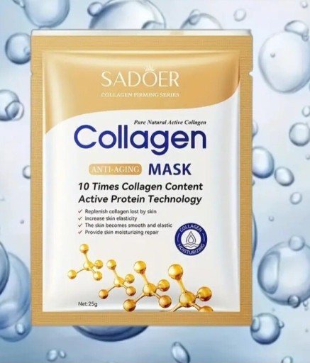 Zdjęcie oferty: Maska do twarzy w płacie kolagenowa 