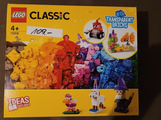 Zdjęcie oferty: Klocki lego classic 11013 transparent 
