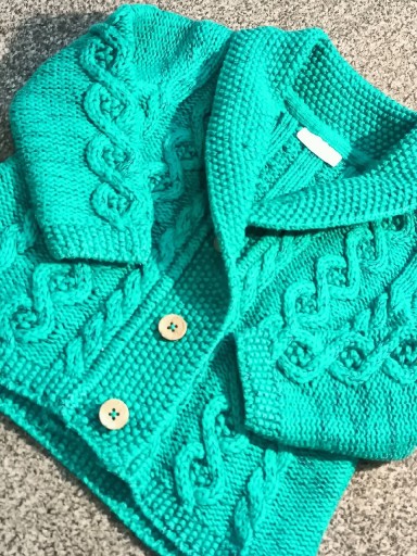 Zdjęcie oferty: NEXT sweter zapinany 6-9 m-cy 74 sweterek zielony