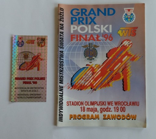 Zdjęcie oferty: GP Polski 97 Wrocław program + bilet żużel 