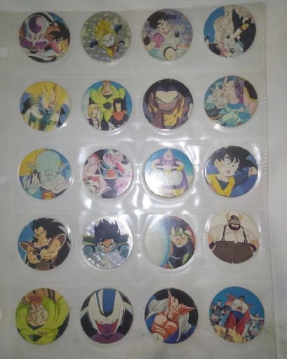 Zdjęcie oferty: Dragon Ball Z 1989 Tazo 1-77 Pełna Seria 