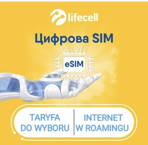 Zdjęcie oferty: Karta esim lifecell internet roaming UE Niemcy 