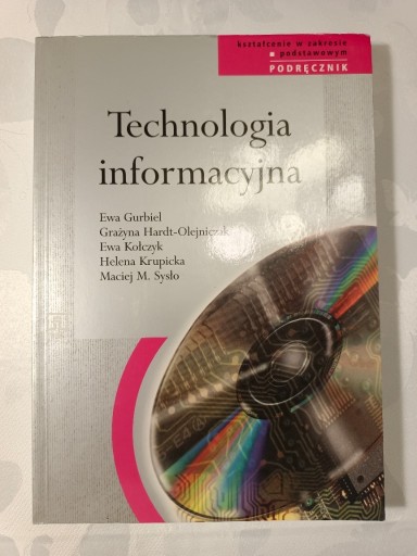 Zdjęcie oferty: "Technologia informacyjna" podręcznik 2003
