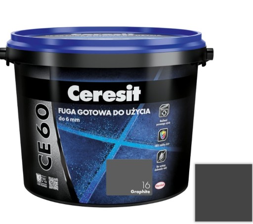 Zdjęcie oferty: Fuga polimerowa Ceresit CE60 graphite 2kg