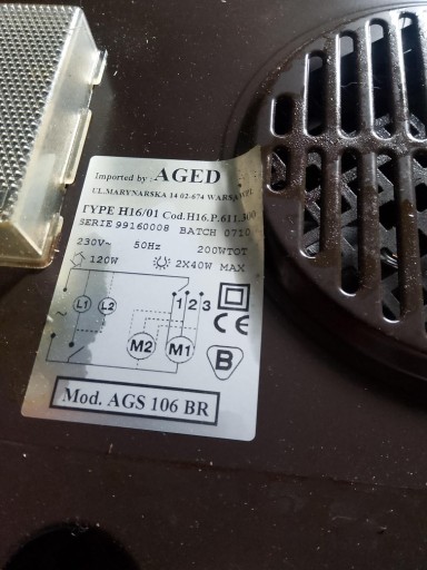 Zdjęcie oferty: Okap metalowy AGED H16/01 brązowy wym. 50x60 cm