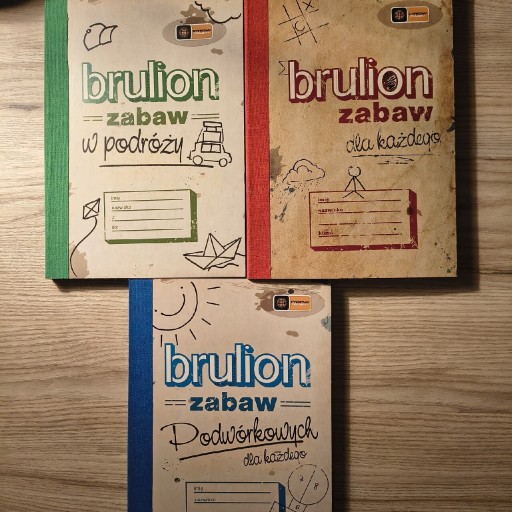 Zdjęcie oferty: Brulion zabaw krzyżówki łamigłówki gry zestaw 3 sztuki