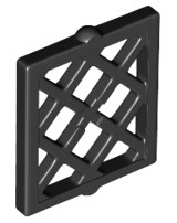 Zdjęcie oferty: LEGO 4 x 38320 krata okna 2x2 - czarny