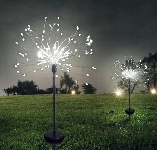 Zdjęcie oferty: 2x Lampa solarna dmuchawiec drzewko ogrodowe LED