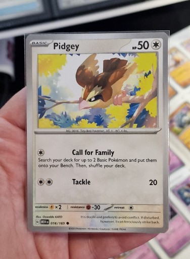 Zdjęcie oferty: Karta Pokemon Pidgey (MEW 016) 151 MEW