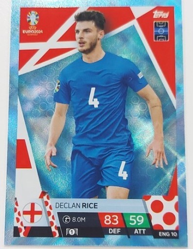 Zdjęcie oferty: Karta Topps Match Attax Euro 2024 Declan Rice 