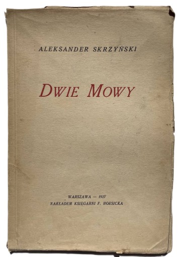 Zdjęcie oferty: SKRZYŃSKI - DWIE MOWY