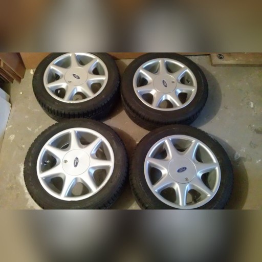 Zdjęcie oferty: Koła Alu 4x108, 15R z oponami 195/50 R15. Ford