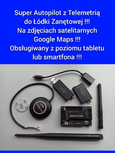 Zdjęcie oferty: Autopilot GPS Łódka zanętowa na tablet Google Maps